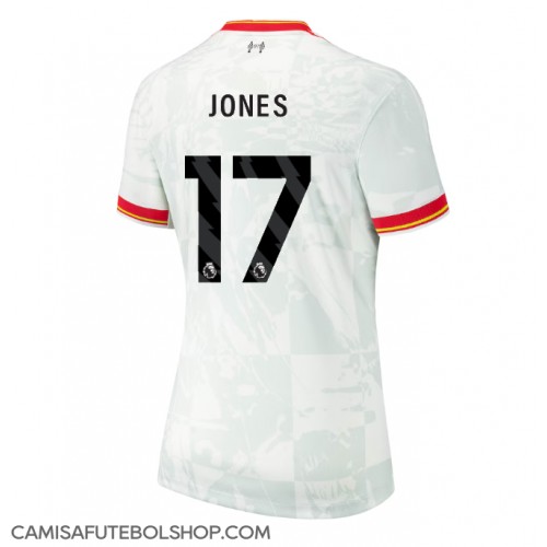 Camisa de time de futebol Liverpool Curtis Jones #17 Replicas 3º Equipamento Feminina 2024-25 Manga Curta